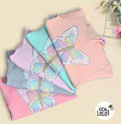 Buzo Frisado Mariposa Beautiful T-2/4