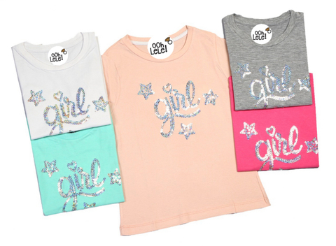 Remera Lentejuelas Girl