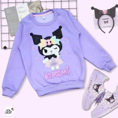 Buzo Frisado Kuromi T-4 - comprar online