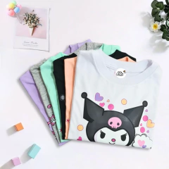 Remera Kuromi T-4 - comprar online