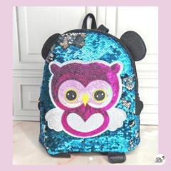 Mochila Lentejuelas Buho