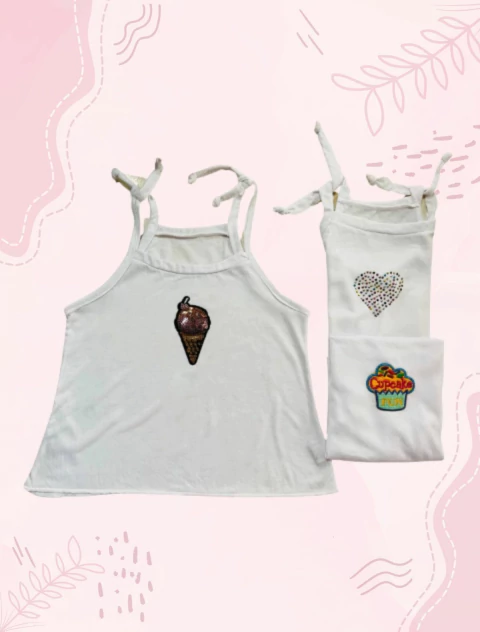 MUSCULOSA APLIQUE - comprar online