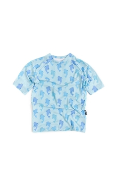 Remera Proteccion UV Manga Corta Acuario - Salpa