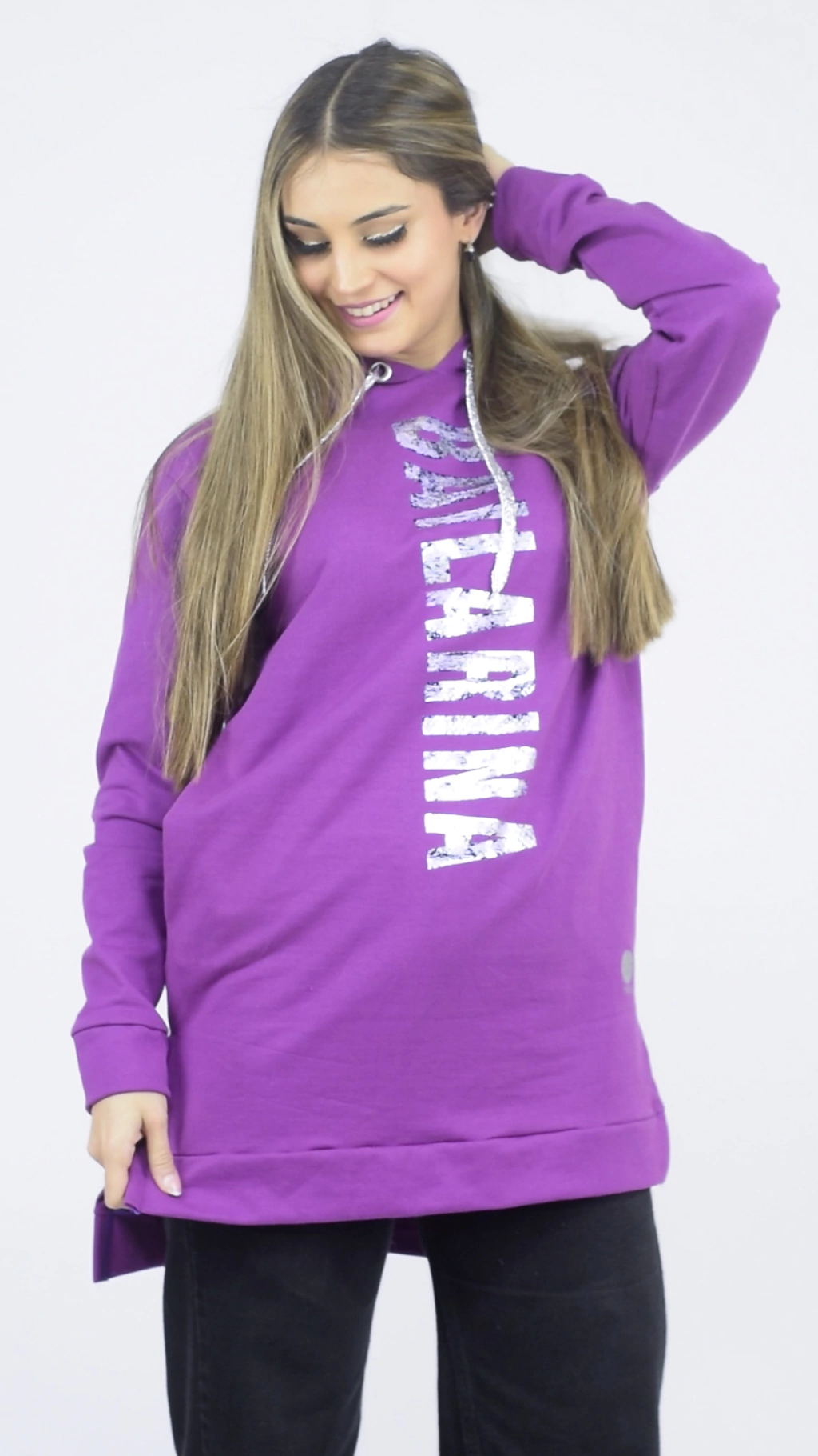 MAXI BUZO BAILARINA / PURPURA - EDICION LIMITADA