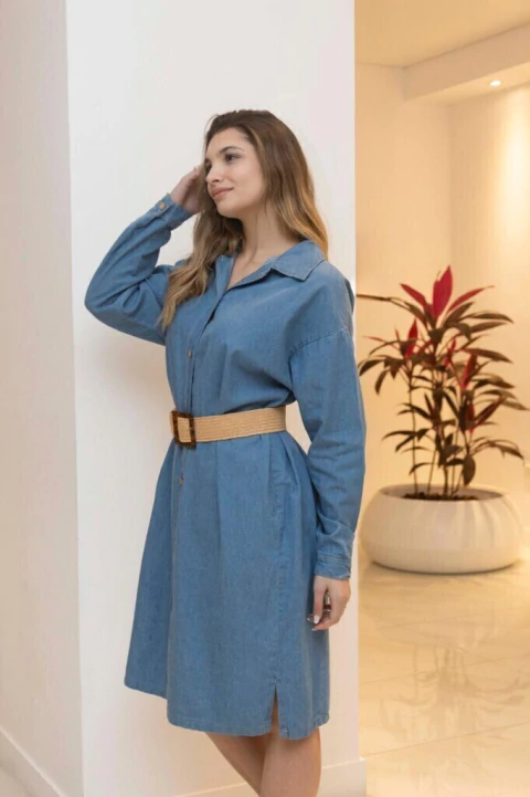 MAXI CAMISA DE JEAN - comprar online