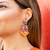 Aros Mini Amelie Orange - Vittoria Accesorios