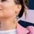 Aros Tiana Blue & Pink - comprar online