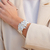 Brazalete Leaves Silver