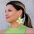 Aros Flower Lime - comprar online