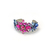 Brazalete Queen Blue & Fucsia - comprar online