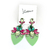 Aros Isa Esmeralda & Fucsia - buy online