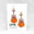 Aros Mini Amelie Orange & Rose
