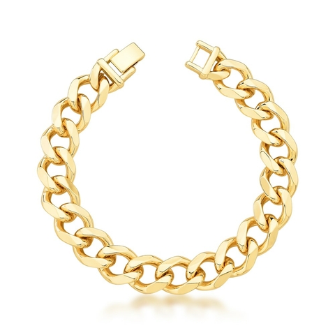 Pulseira de elos dourada