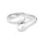 bracelete duas gotas prateado - comprar online