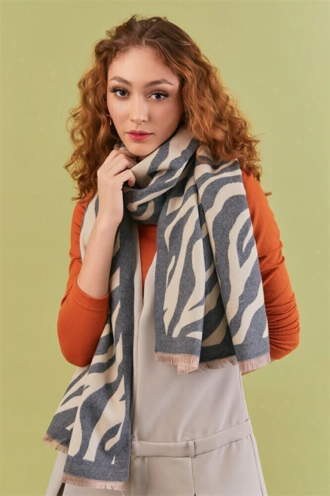 echarpe animal print zebra - comprar online