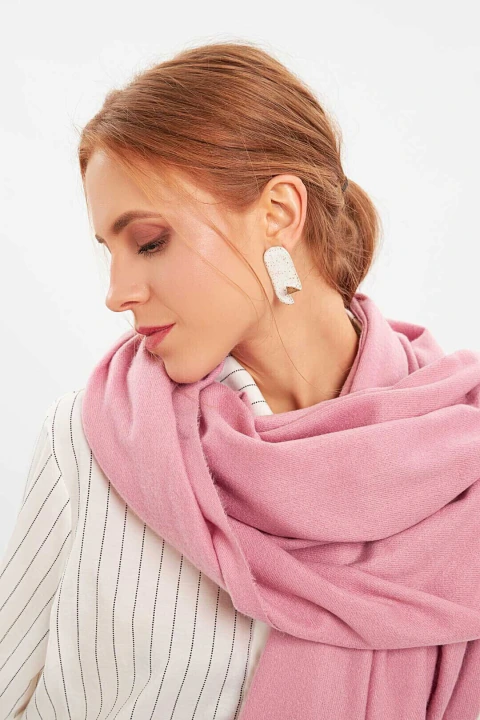 echarpe rosa envelhecido