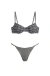 BIKINI SOPHIE VICHY BLACK PREVENTA - comprar online
