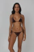 CORPIÑO BRITNEY VELVET CASTAÑO - buy online