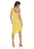Vestido Oásis Crepe Amarelo na internet