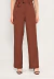 Calça Alfaiataria Lisa Lapela Marrom - Bisô - Vestidos e Moda Feminina