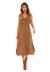 Chemise Bisô Midi Lisa Marrom