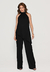 Conjunto Bisô Calça e Blusa Crepe Preto - comprar online