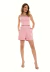 Conjunto Bisô Top e Shorts Alfaiataria Rosa na internet