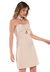 Vestido Leona Bege na internet