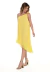Vestido Oásis Crepe Amarelo - loja online