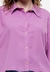 Camisa Bisô Cropped Lilás. na internet