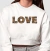 Moletom CROPED Love Oncinha
