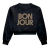 Moletom CROPED Bon Jour - Bisô - Moda Feminina