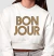Moletom CROPED Bon Jour