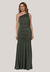Vestido Festa Longo Com Fivela Verde - comprar online