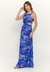 Vestido Lara Estampado Azul na internet