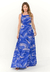 Vestido Lara Estampado Azul - Bisô