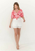 Blusa Estampada Rosa - Bisô
