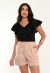 Shorts Listrado Bege - comprar online