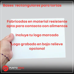 Pack Bases para Torta 25x35 cm x 10 Unid - comprar online