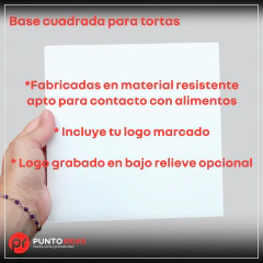 Pack Bases Cuadradas 29 cm x 50 Unid - comprar online