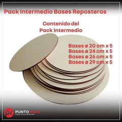 Pack Bases Intermedio para Reposteras - comprar online