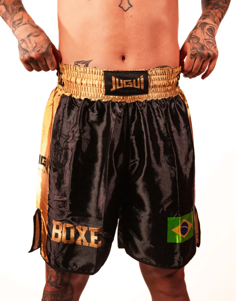 Shorts p/ Boxe Premium PRETO - comprar online