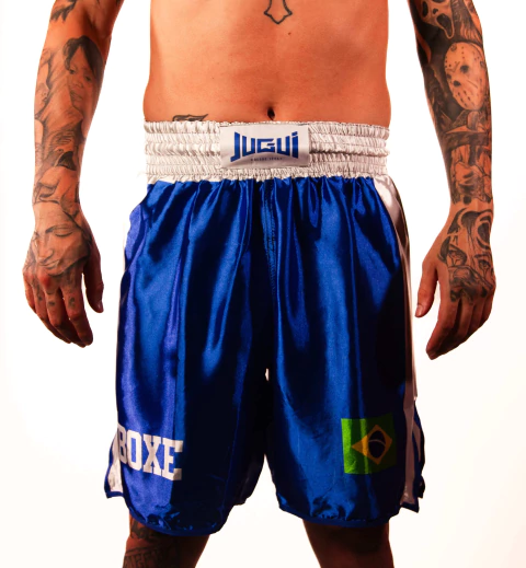 Shorts p/ Boxe Premium AZUL - comprar online