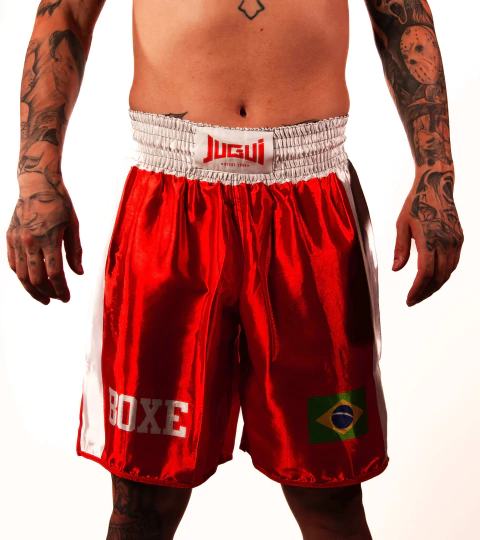 Shorts p/ Boxe Premium VERMELHO - comprar online