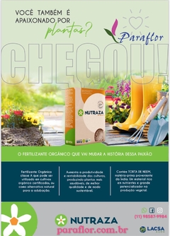 Nutraza, Fertilizante orgânico classe A da Torta do Neem - 900 g - PARAFLOR