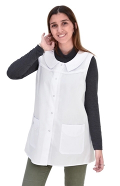 Camisolla cuello punta c/broderie (0002777)