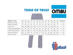 Pantalon de Trabajo OMBU (OMBURPA0007)