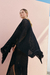 RUANA CAPRI TEJIDO - NEGRO - comprar online