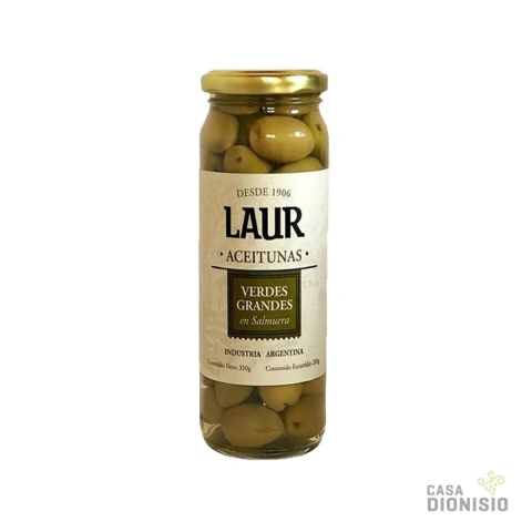 Laur Aceitunas Verdes Grandes x 200 grs