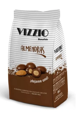 Almendras Bañadas en Chocolate con Leche Vizzio x 100 grs - comprar online